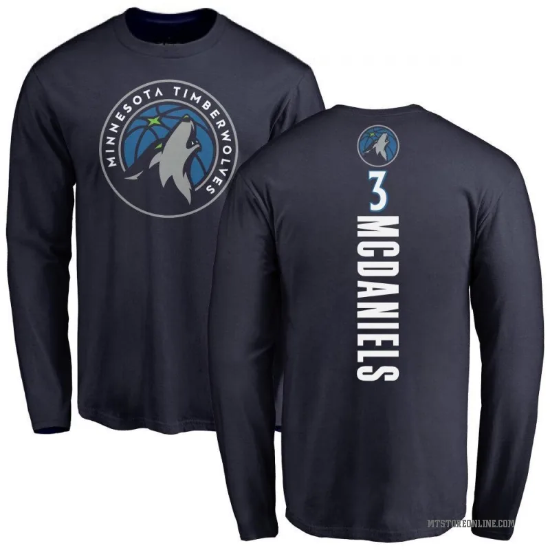 Jaden McDaniels T-Shirt | Authentic Minnesota Timberwolves Jaden ...