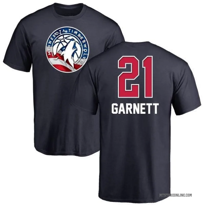 Kevin Garnett Youth Navy Minnesota Timberwolves Name and Number Banner Wave T-Shirt